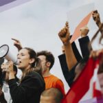 Activistas protestan en Radio-Canadá por cobertura en Gaza