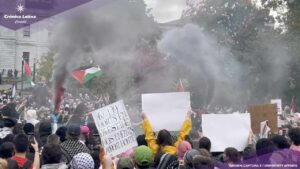El martes se registraron importantes manifestaciones en Montreal donde estudiantes universitarios y ciudadanos salieron a las calles para expresar su apoyo al pueblo palestino.