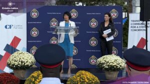 La alcaldesa de Toronto, Olivia Chow, declaró este martes que los contribuyentes de la ciudad no deberían asumir el costo del alojamiento de solicitantes de asilo.
